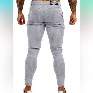 GINGTTO Mens Casual Pants with Pockets Chinos Pants Men Slim